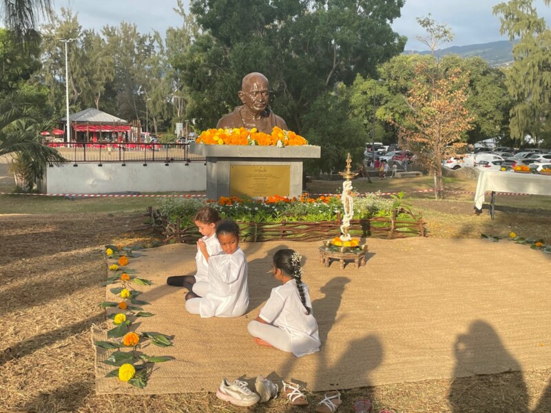 Saint-Paul inaugure le Jardin de Mathatma GANDHI