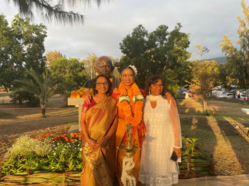 Saint-Paul inaugure le Jardin de Mathatma GANDHI