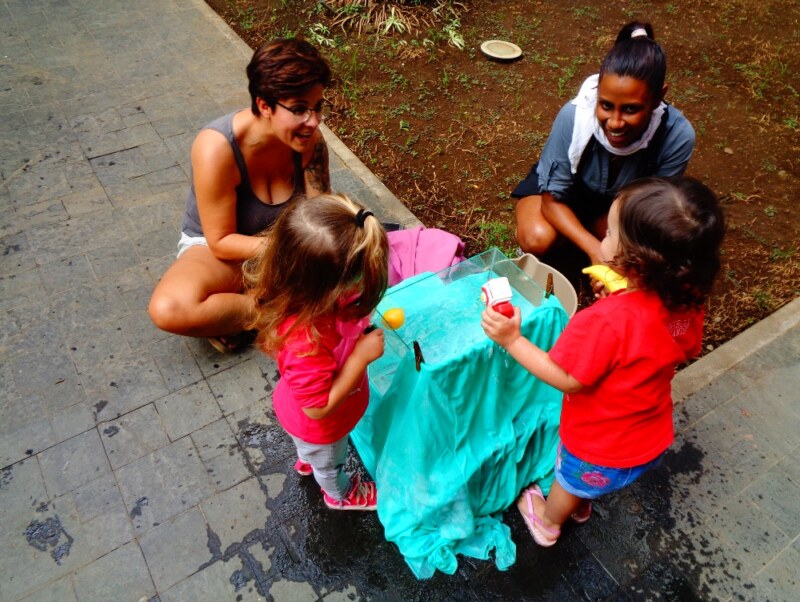 photo crèche - artiste