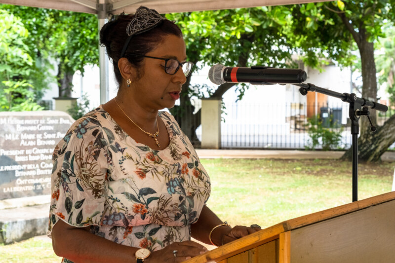 Saint-Paul commémore le 78e anniversaire de la libération du camp de concentration et d’extermination d’AUSCHWITZ-BIRKENAU au Jardin de la Liberté ce vendredi 27 janvier 2023.