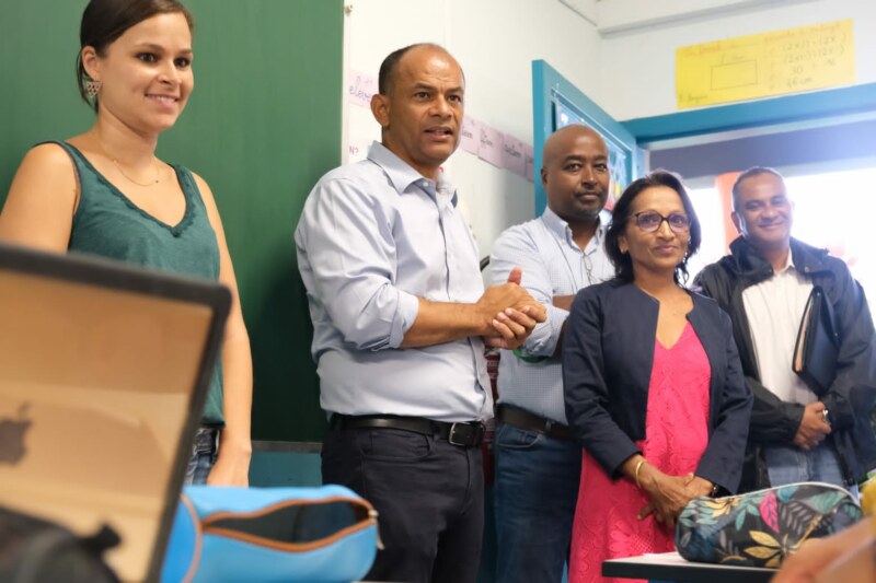 Rentrée de janvier 2023 : visite à école élémentaire de Barrage et de l’école primaire Marcel-LAURET