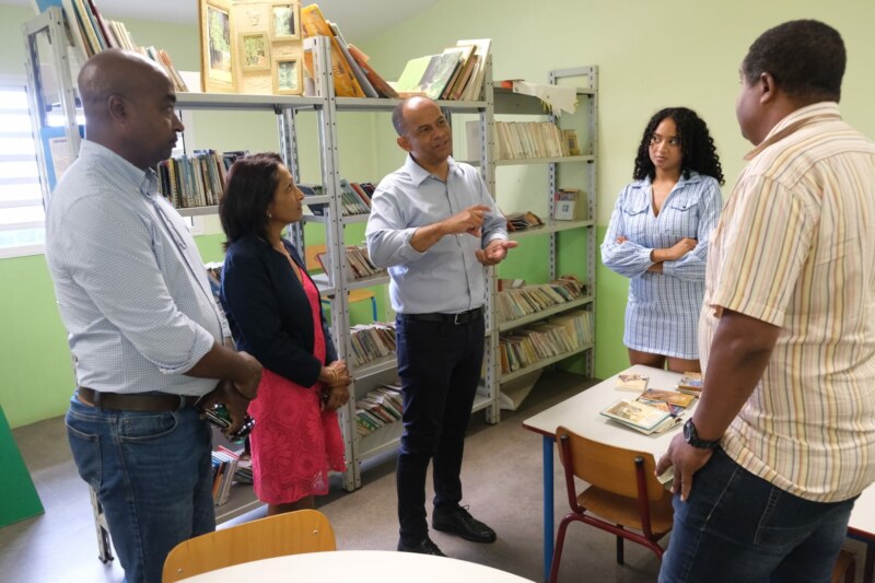 Rentrée de janvier 2023 : visite à école élémentaire de Barrage et de l’école primaire Marcel-LAURET