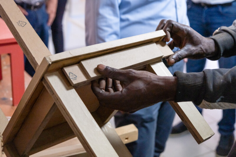 Visite des Ateliers Chantiers d'Insertion : Visite de l'ACI asociation 3i ancienne école de Ravine Daniel La Saline