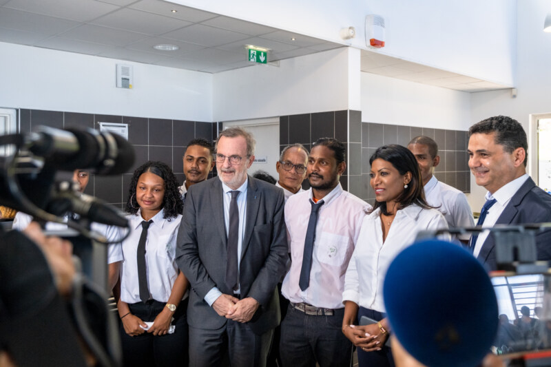 Jean-François CARENCO, Ministre délégué chargé des Outre-mer, accueilli à l'AFPAR à Plateau Caillou