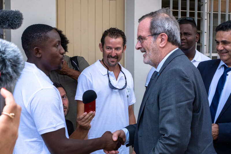 Jean-François CARENCO, Ministre délégué chargé des Outre-mer, accueilli à l'AFPAR à Plateau Caillou
