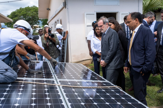 Jean-François CARENCO, Ministre délégué chargé des Outre-mer, accueilli à l'AFPAR à Plateau Caillou