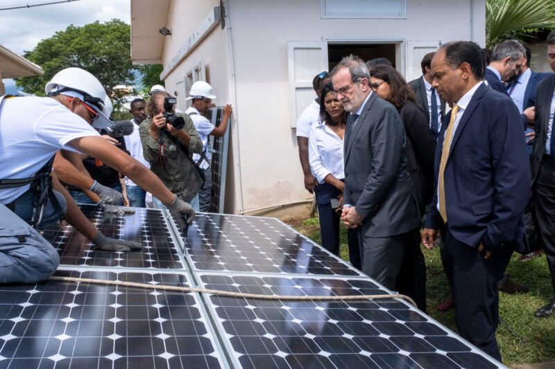 Jean-François CARENCO, Ministre délégué chargé des Outre-mer, accueilli à l'AFPAR à Plateau Caillou