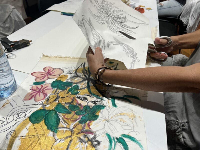 photo atelier peinture - sudel fuma