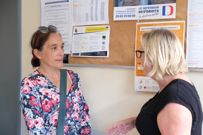 Inauguration du Point de Justice de La Saline