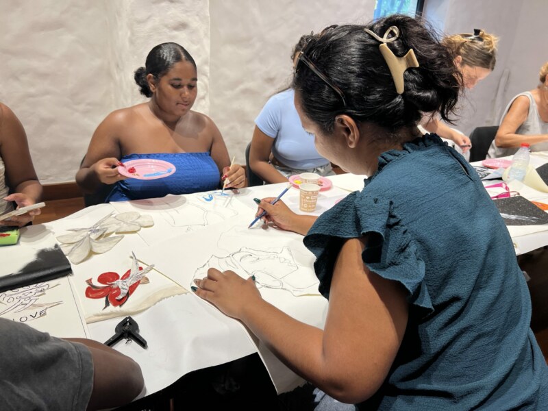 photo atelier peinture - sudel fuma