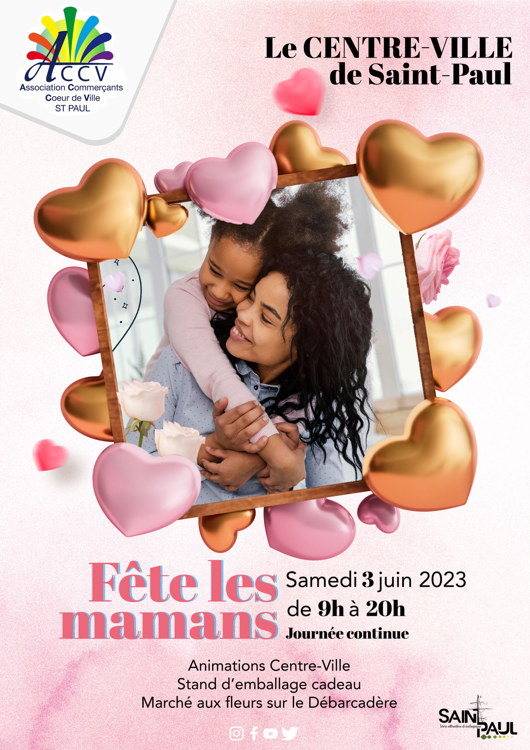 Le centre-ville fête les mamans