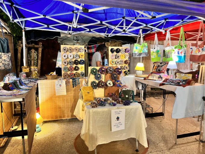 Stand marché nocturne