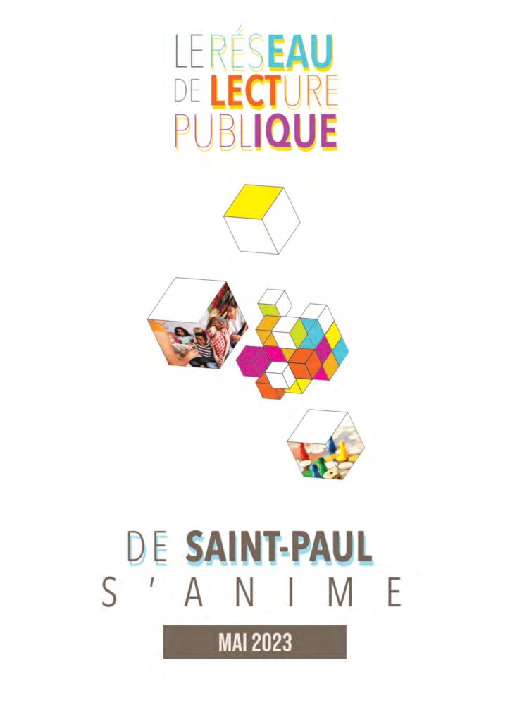 Retrouvez le programme du réseau de lecture publique pour le mois de mai 2023