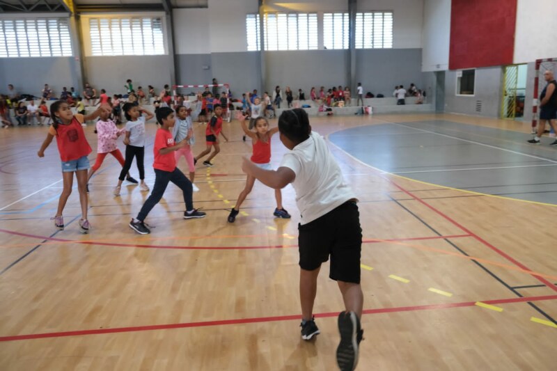 Un grand tournoi inter-écoles se déroule à l’enceinte sportive du lycée professionnel de Vue Belle. Un bel événement organisé ce jeudi 29 juin 2023. 300 marmay des écoles primaires et élémentaires du Mont Roquefeuil, de Villèle, de la Saline (Jean-ALBANY et Aliette-HORTENSE) viennent transpirer dans une belle ambiance.