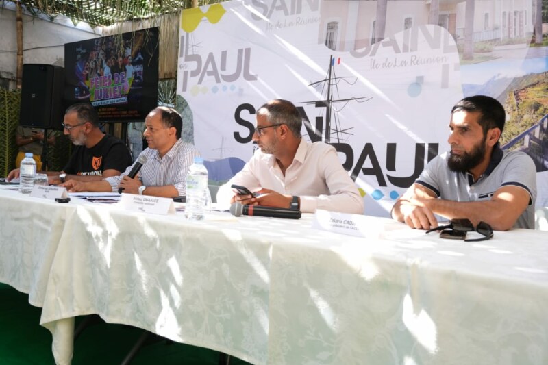 Conférence de presse de présentation des Fêtes de Juillet au marché couvert