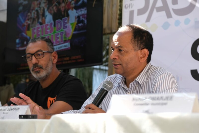 Conférence de presse de présentation des Fêtes de Juillet au marché couvert