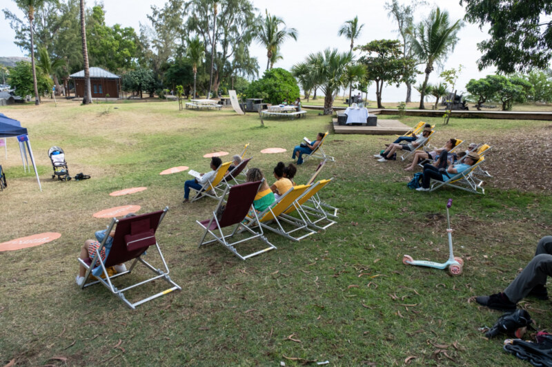 La manifestation, Partir en livre-Livr'Anlèr, continue jusqu'au 22 juillet 2023, de 10 heures à 16 heures, au Jardin de Mahatma-GANDHI sur le front de mer (à proximité de la grande roue). Bibliothèque éphémère, ateliers, lectures animées et jeux péi vous attendent en cette période de vacances scolaires.