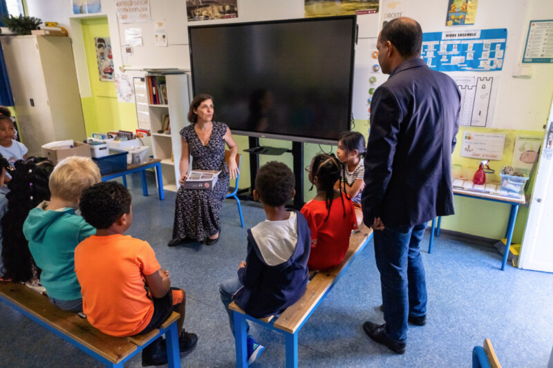 La rentrée scolaire d'août 2023 à l'école Émile-HUGOT de Savannna