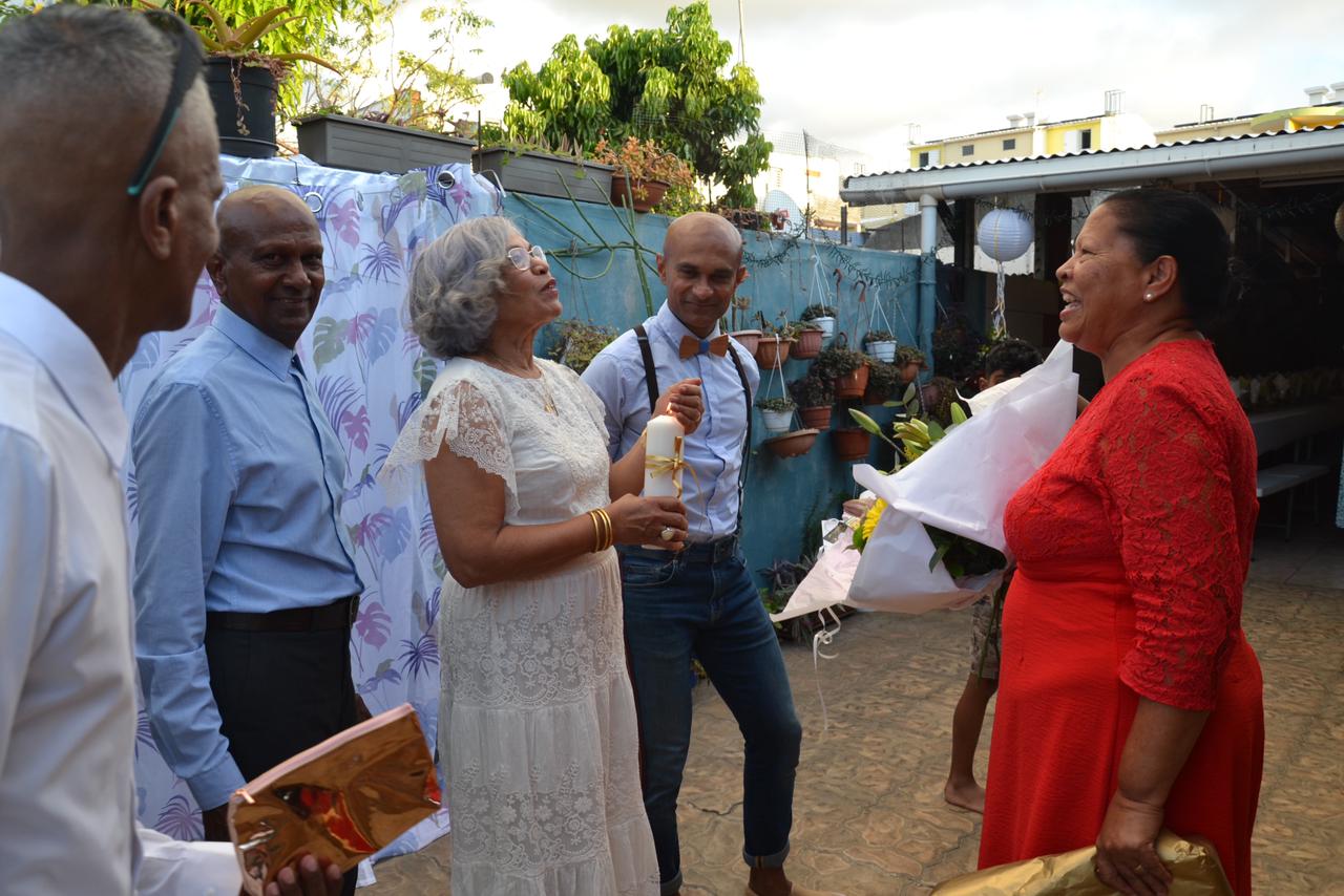 50 ans d'amour pour le couple LATCHOUMAYA MANGAMA