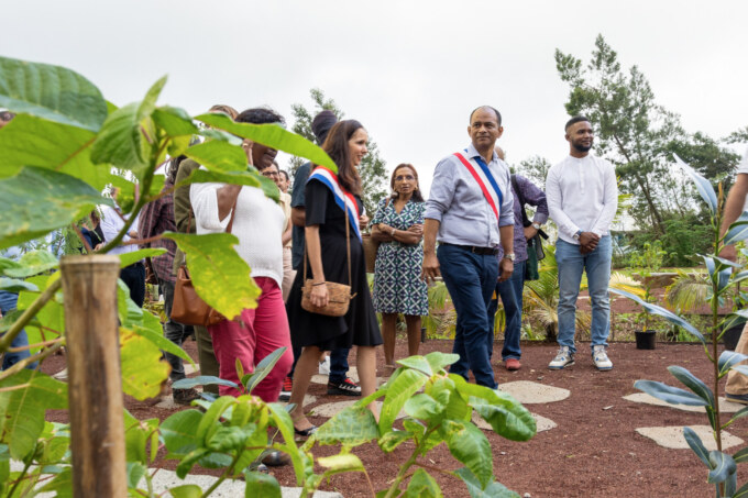 Inauguration du Jardin de Petite France