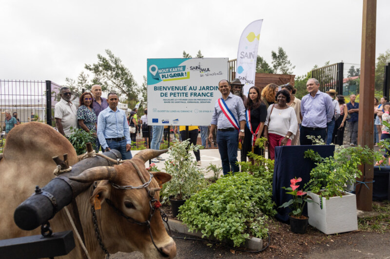 Inauguration du Jardin de Petite France
