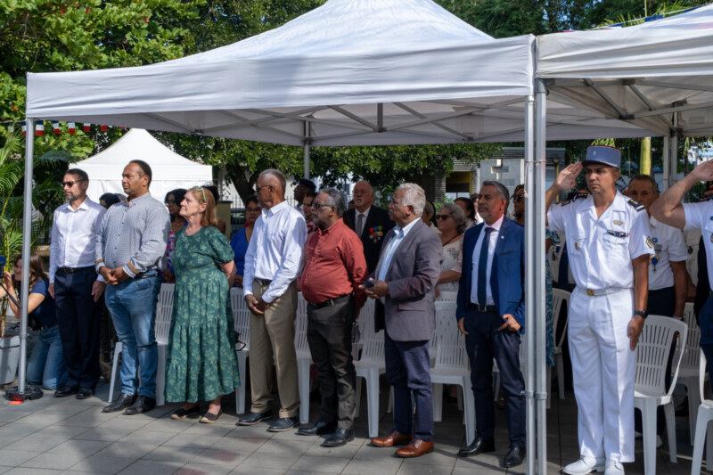 La cérémonie du 14 juillet 2024 à Saint-Paul