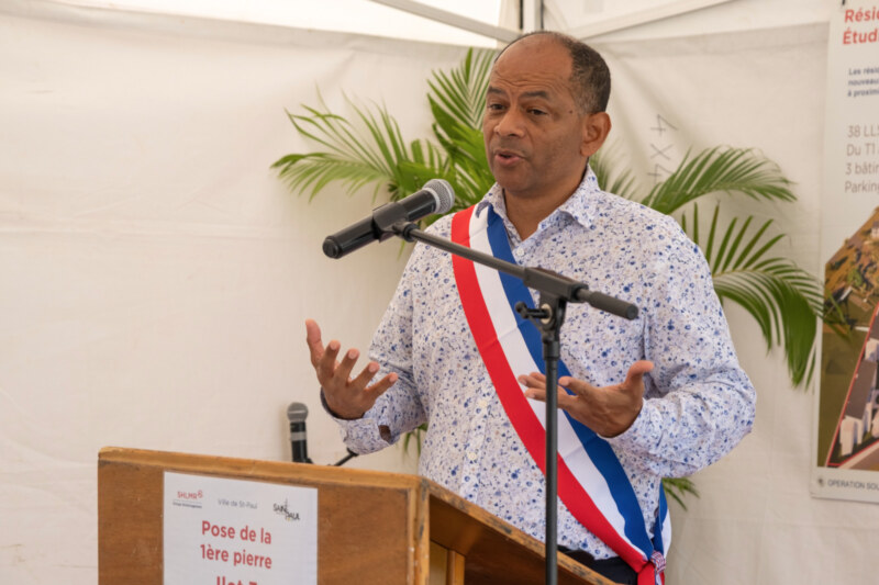 La SHLMR et la Ville de Saint-Paul réaffirment leur engagement commun pour améliorer l'accès au logement à La Réunion avec la pose de la première pierre de la résidence étudiante et jeunes actifs