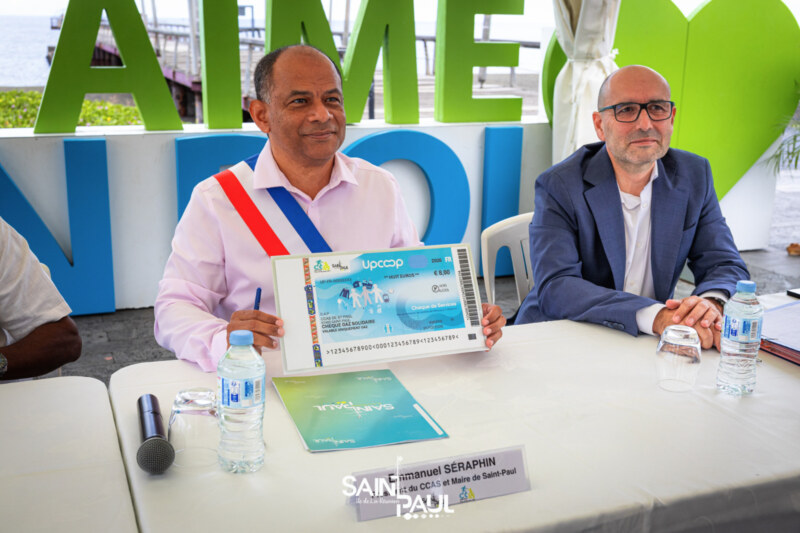 Lancement du dispositif chèque gaz solidaire.
